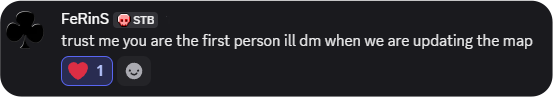 Testimonial from FeRinS: trust me, you are the first person I will DM when we are updating the map.
